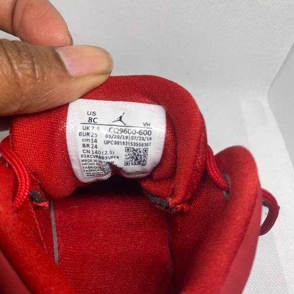 Men's Jordan Max Aura Shoes Sneakers Basketball Gym Red Size 8C CQ9451-600 - Picture 5 of 6